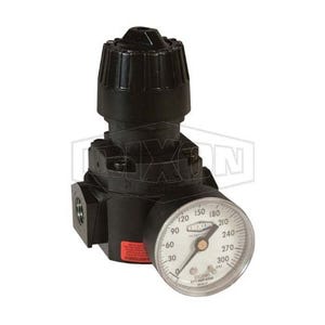 Wilkerson® by Dixon® R16-04RHG High Pressure Self-Relieving Standard Compact Regulator with GC240 Gauge, 1/2 in NPT/BSPP-G