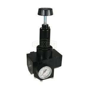 Wilkerson® by Dixon® R40-0CRHG High Pressure Self-Relieving Standard High Flow Regulator with GC230 Gauge, 2 in NPT/BSPP-G
