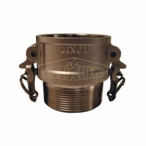 Dixon® RB050BL Boss-Lock™ Type B Cam and Groove Coupler, 3/4 x 1/2 in Nominal, Female Coupler x MNPT End Style, 316 Stainless Steel, Domestic