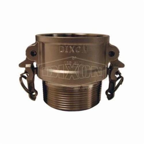 Dixon® RB150BL Boss-Lock™ Type B Cam and Groove Coupler, 1-1/2 in Nominal, Female Coupler x MNPT End Style, 316 Stainless Steel, Domestic