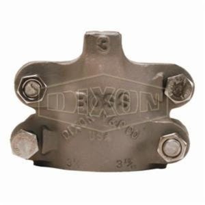 Dixon® RBU29 Boss™ 4-Bolt Clamp, 2-32/64 to 2-50/64 in Nominal, Stainless Steel Band, Domestic