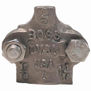 Dixon® RB9 Boss™ 2-Bolt Clamp, 1-20/64 to 1-32/64 in Nominal, Stainless Steel Band, Domestic