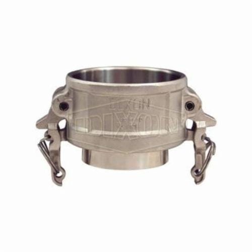 Dixon® RC100BT Boss-Lock™ Cam and Groove Coupler, 1 in Nominal, Coupler x Butt Weld End Style, 316 Stainless Steel, Domestic