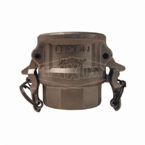 Dixon® RD400BL Boss-Lock™ Type D Cam and Groove Coupler, 4 in Nominal, Female Coupler x FNPT End Style, 316 Stainless Steel, Domestic