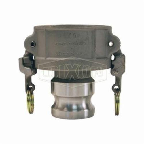 Dixon® RDA2030EZ EZ Boss-Lock™ Type DA Cam and Groove Reducing Coupler, 3 x 2 in Nominal, Coupler x Adapter End Style, 316 Stainless Steel, Domestic