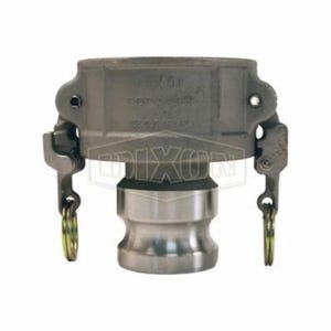 Dixon® RDA2030EZ EZ Boss-Lock™ Type DA Cam and Groove Reducing Coupler, 3 x 2 in Nominal, Coupler x Adapter End Style, 316 Stainless Steel, Domestic