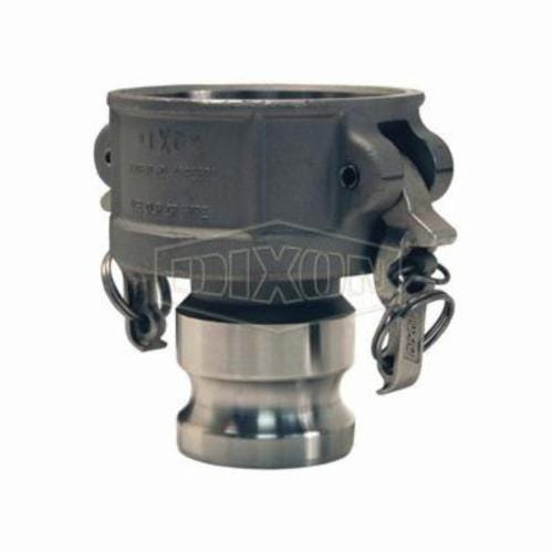Dixon® RDA4020BL Boss-Lock™ Type DA Cam and Groove Reducing Coupler, 2 x 4 in Nominal, Coupler x Adapter End Style, 316 Stainless Steel, Domestic