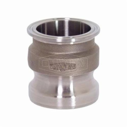 Dixon® RE150SE Cam and Groove Adapter, 1-1/2 in, Adapter x Clamp, 316 Stainless Steel, Domestic