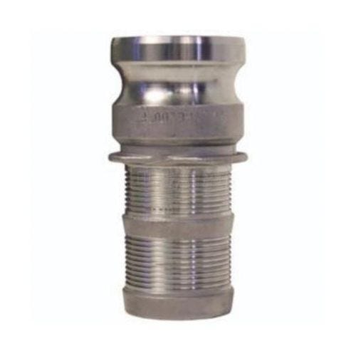 Dixon® RE200PF Boss-Lock™ Type E Cam and Groove Adapter, 2 in, Male Adapter x Hose Shank, 316 Stainless Steel, Domestic