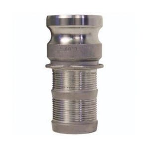 Dixon® RE200PF Boss-Lock™ Type E Cam and Groove Adapter, 2 in, Male Adapter x Hose Shank, 316 Stainless Steel, Domestic