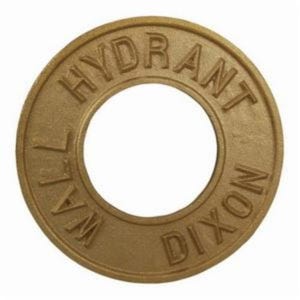 Dixon® The Right Connection REP250HY 24-209 Round Identification Plate, 2-1/2 x 7-5/8 in Nominal, Pipe x OD End Style, Cast Brass, Domestic