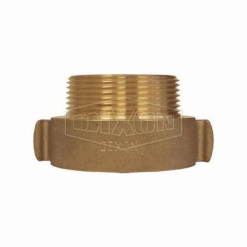 Dixon® RHA1515 Rocker Lug Hydrant Adapter, 1-1/2 in, Female NST (NH) x MNPSH, Brass, Domestic