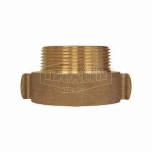 Dixon® RHA1515 Rocker Lug Hydrant Adapter, 1-1/2 in, Female NST (NH) x MNPSH, Brass, Domestic