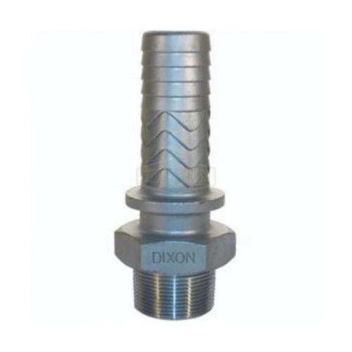 Dixon® RMS31 Boss™ Hose Stem, 2-1/2 in, MNPT x Hose Shank, 316 Stainless Steel, Domestic