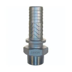 Dixon® RMS31 Boss™ Hose Stem, 2-1/2 in, MNPT x Hose Shank, 316 Stainless Steel, Domestic