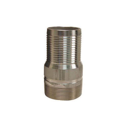 Dixon® RST40 King™ Combination Nipple, 4 in Nominal, Hose x MNPT End Style, 316 Stainless Steel