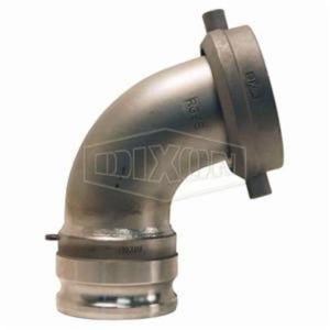 Dixon® RTCA30 Type A 110°  Cam and Groove Adapter Elbow, 5 x 3 in, Male Adapter x FNPT, 316 Stainless Steel, Domestic