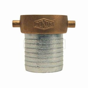 Dixon® SB12 King™ Short Shank Suction Coupling with Brass Hex Nut, 1 in Nominal, Female NPSM End Style, 2-5/32 in L, Domestic