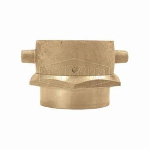 Dixon® SF150S Open Snoot Pin Lug Adapter, 1-1/2 in, FNPT Rigid x Swivel FPSH, Brass, Domestic