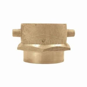 Dixon® SF150F Open Snoot Pin Lug Adapter, 1-1/2 in, FNPT Rigid x Female NST (NH) Swivel, Brass, Domestic