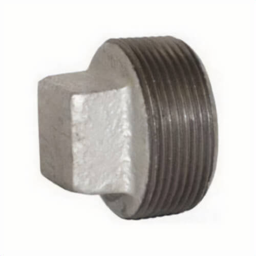 Dixon® SHP300G Square Head Plug, 3 in Nominal, MNPT End Style, 150 lb, Iron, Galvanized