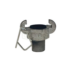 Dixon® Surelock™ SL150M Medium Head Hose End, 1-1/2 in Nominal, Quick Connect Coupler x MNPT, 200 psi Pressure, Iron