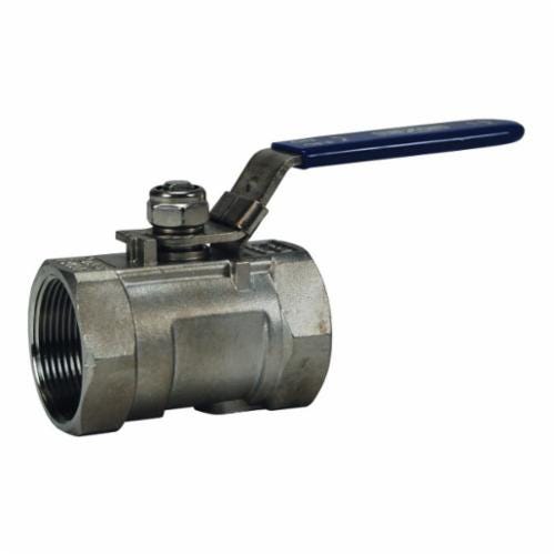 Dixon® SSLBV200SP Ball Valve, 2 in Nominal, FNPT End Style, 316 Stainless Steel Body, Reduced Port, RPTFE Soft goods