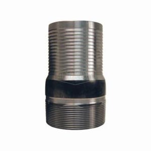 Dixon® ST120 King™ No Knurl Combination Nipple, 12 in x 15 in L Hose Shank x MNPT, Carbon Steel, Unplated, Domestic