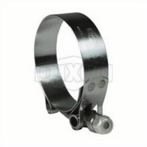 Dixon® STBC150 T-Bolt Clamp, 1.31 to 1.56 in Nominal, 0.025 in Thick, 300 Stainless Steel, Domestic