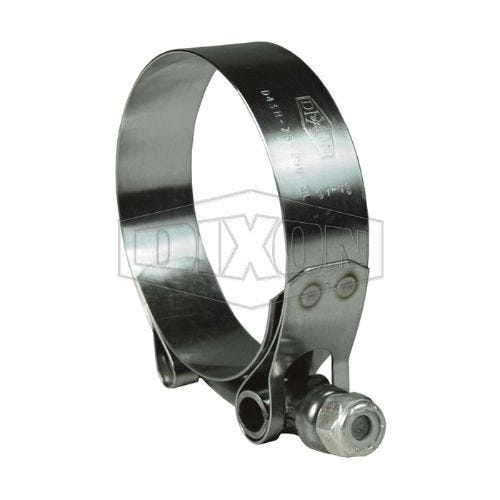 Dixon® STBC800 T-Bolt Clamp, 7.75 to 8.06 in Nominal, 0.025 in Thick, 300 Stainless Steel