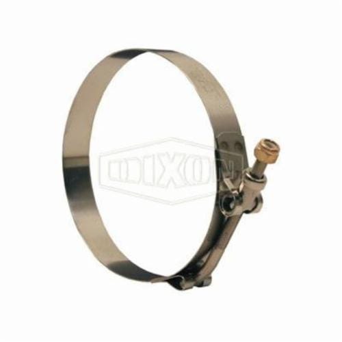Dixon® STBC875L STBCL Long T-Bolt Clamp, 8.3 to 8.87 in Nominal, 0.025 in Thick, 300 Stainless Steel, Domestic