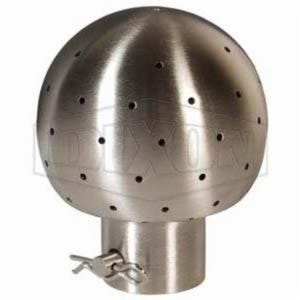 Dixon® STC-360-R150 Stationary Spray Ball, 1-1/2 in Nominal, 316L Stainless Steel, Domestic
