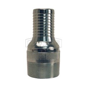 Dixon® STC0510 Jump Size King™ Combination Nipple, 1 x 3/4 in x 3-5/8 in L NPT x Hose Shank, Carbon Steel, Zinc Plated