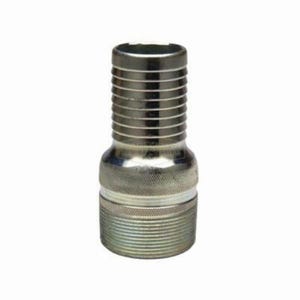Dixon® STC175200 Jump Size King™ Combination Nipple, 2 x 1-3/4 in NPT x Hose Shank, Carbon Steel, Zinc Plated, Domestic