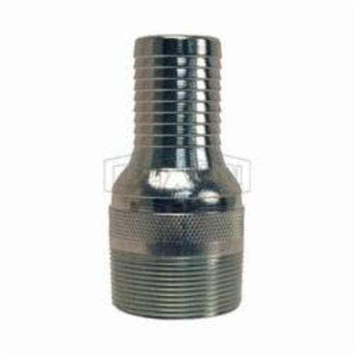 Dixon® STC2025 Jump Size King™ Combination Nipple, 2 x 1-1/2 in x 4-5/8 in L NPT x Hose Shank, Carbon Steel, Zinc Plated, Domestic