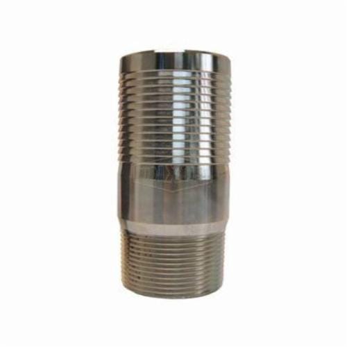 Dixon® STC3530 Jump Size King™ Combination Nipple, 2-1/2 x 3 in x 5-13/16 in L NPT x Hose Shank, Carbon Steel, Zinc Plated, Domestic