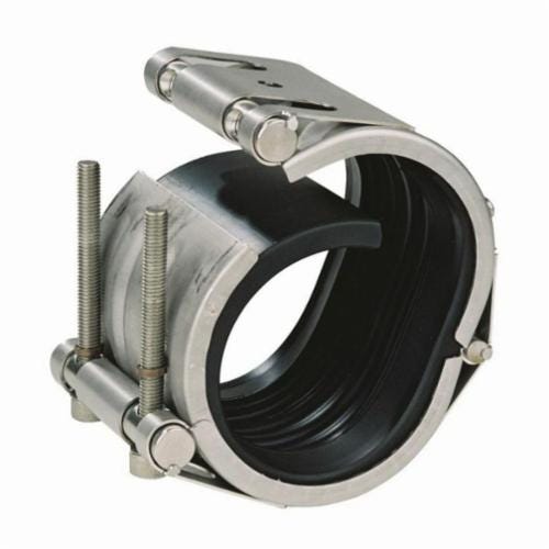 Dixon® STR36051 Reusable Straub Open-Flex 1L Pipe Coupling, 6 in Nominal, Stainless Steel