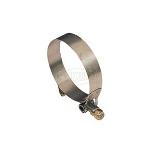 Dixon® TBC200 T-Bolt Clamp, 1.81 to 2.06 in Nominal, 0.025 in Thick, 300 Stainless Steel, Domestic
