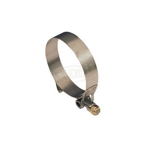 Dixon® TBC400 T-Bolt Clamp, 3.75 to 4.06 in Nominal, 0.025 in Thick, 300 Stainless Steel
