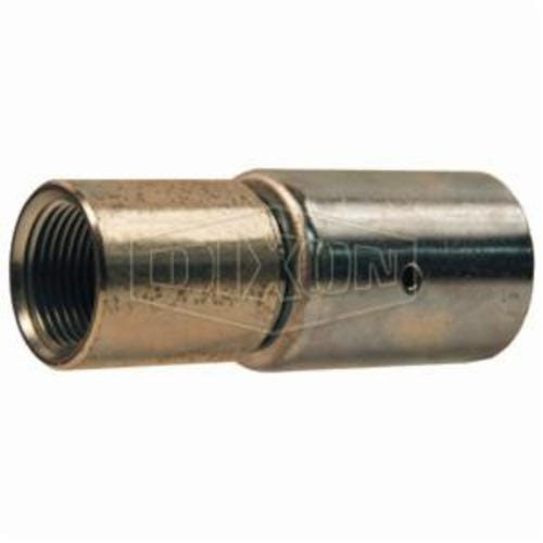 Dixon® TF16WF1-80 Holedall® Tubular External Swage Stem, 1 in ID x 1-30/64 to 1-34/64 in OD Nominal, FNPT, Carbon Steel, Domestic