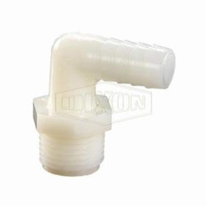 Dixon® TLS53 Tuff-Lite™ 90°  Hose Elbow, 3/8 x 5/8 in, MNPT x Hose Barb, Nylon, Domestic, 0.781 in Barb Length