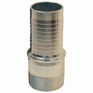Dixon® TM96-42 Holedall® Special Tubular External Swage Stem, 6 in x 6-8, Hose Shank x MNPT, Carbon Steel, Domestic