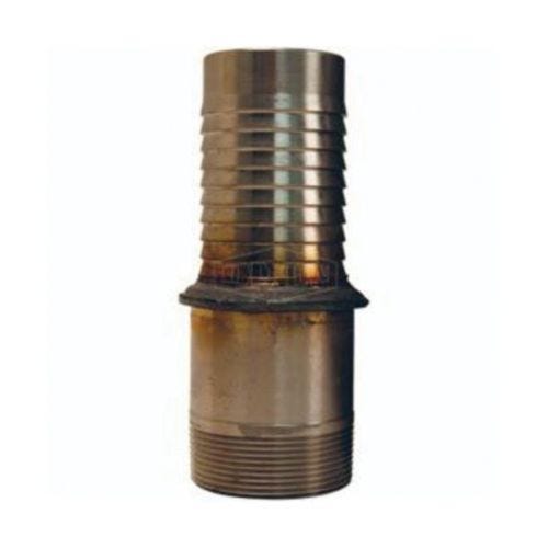 Dixon® TMR96 Holedall® Tubular External Swage Stem, 6 in Nominal, MNPT, 316 Stainless Steel, Domestic