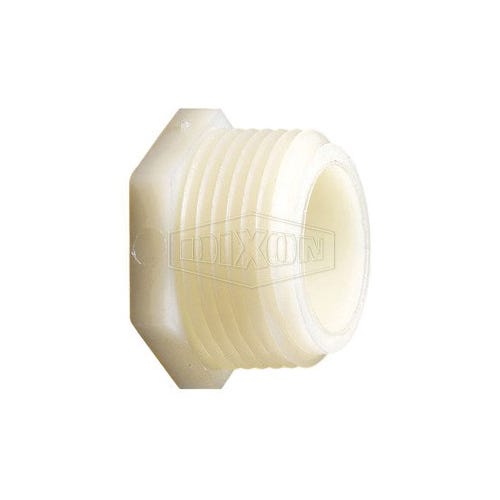 Dixon® TPX8 Tuff-Lite™ Hex Head Drain Plug, 1 in Nominal, MNPT End Style, Nylon