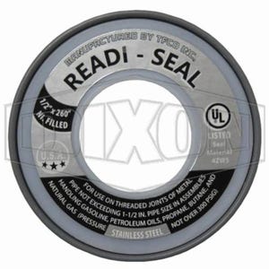 Dixon® TTA50SS Tape, 260 in L x 1/2 in W x 4 mil Thick, PTFE