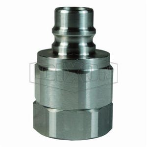 Snap-Tite by Dixon® V8F8-SS H/IH Interchange Valve Plug, 1-11-1/2 Nominal, FNPT, 316 Stainless Steel, Domestic