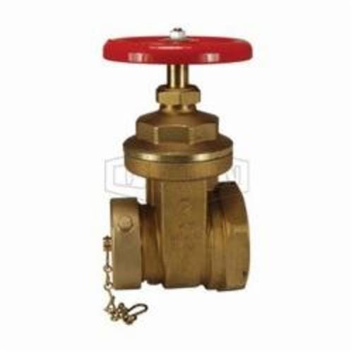 Dixon® WDGV3025F Non-Rising Stem Wedge Disc Gate Valve, 3 x 2-1/2 in Nominal, FNPT x Male NH NST End Style, Brass Body, Handwheel Actuator