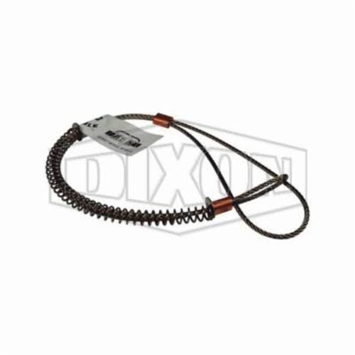 Dixon® WSR2SS King Cable™ Hose Cable, 1/4 in, 38 in L, 200 psi, 304 Stainless Steel, Domestic