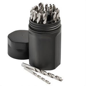 Drill America D/A29J-P-SET 1/16-1/2 x 6 4THS HS Polished Drill