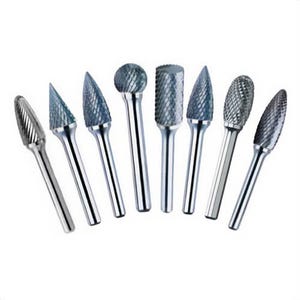 Drill America DUL3SET Burr Set, Double Cut, 8 pc, 6 in OAL